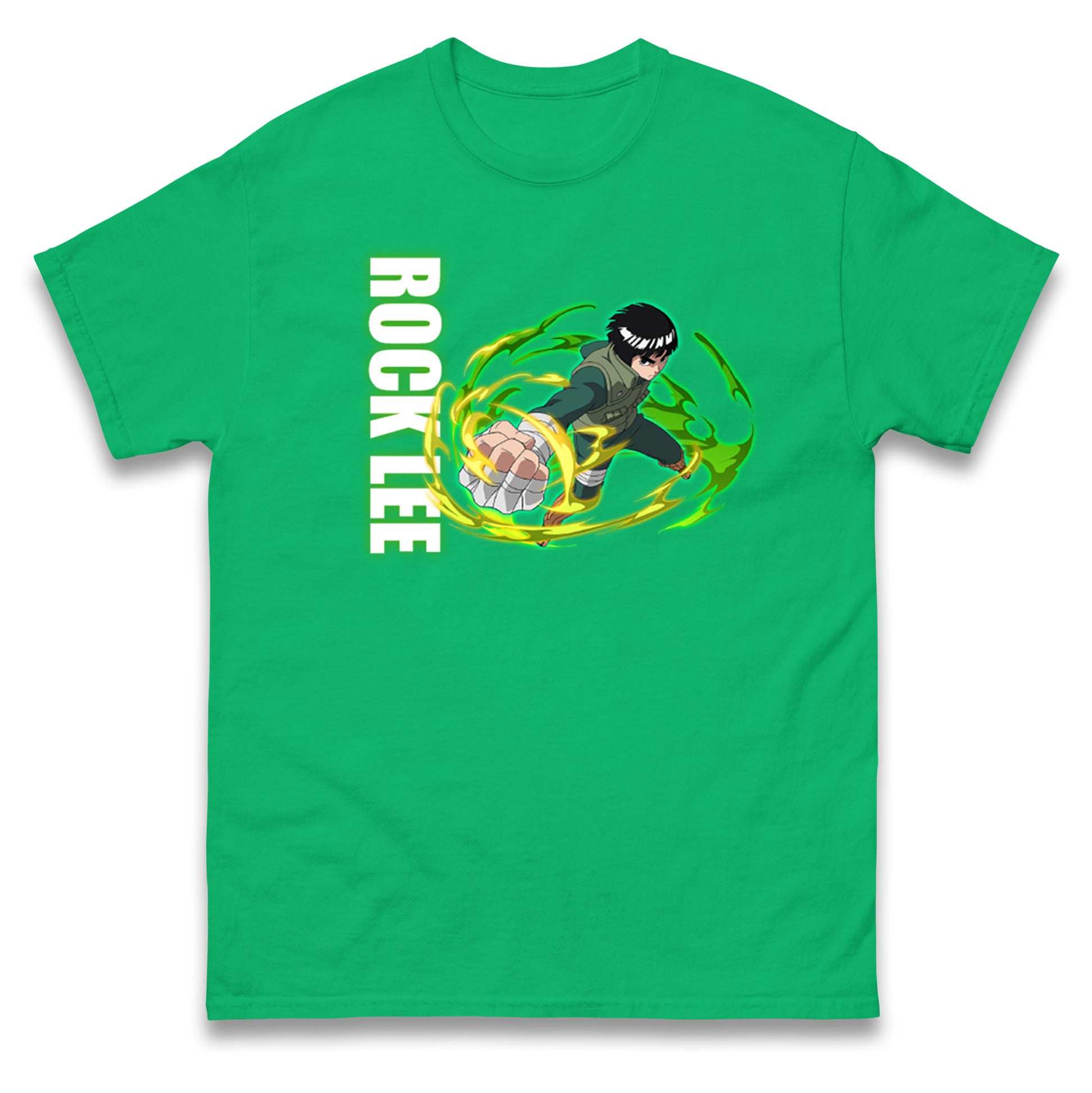rock lee green beast t shirt