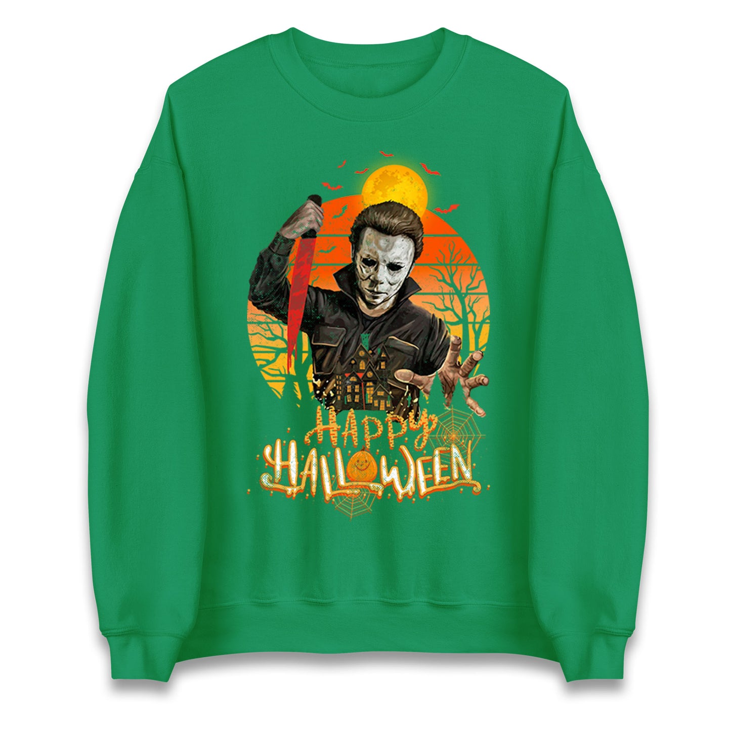 Michael Myers Happy Halloween Unisex Sweatshirt