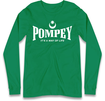 Pompey Football Long Sleeve T Shirt