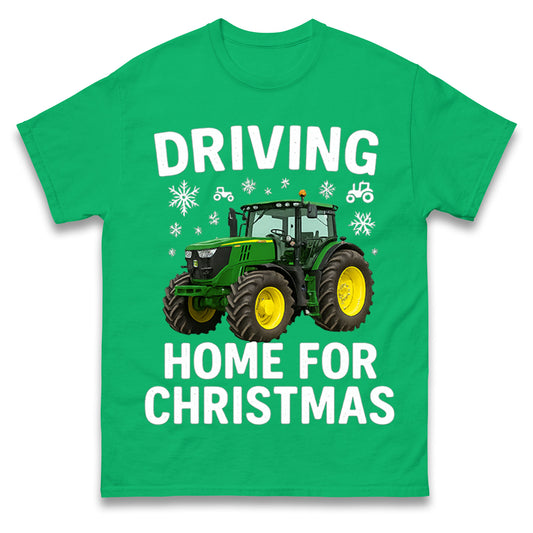 John Deere Tractor Christmas T Shirt 