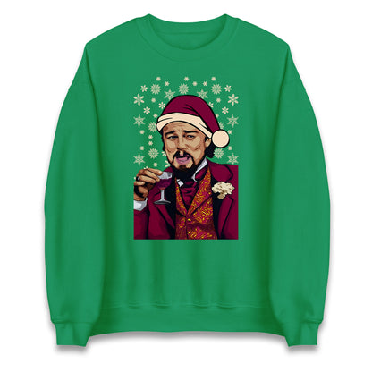 leonardo dicaprio christmas sweatshirt