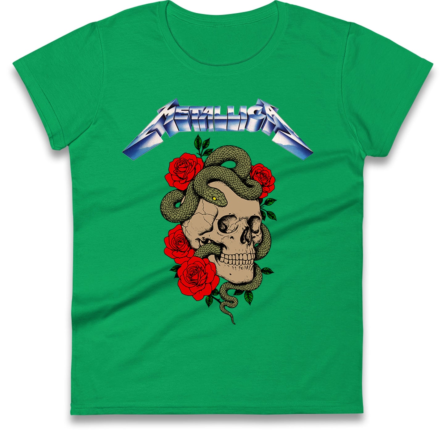 Metallica Skull Ladies T Shirt