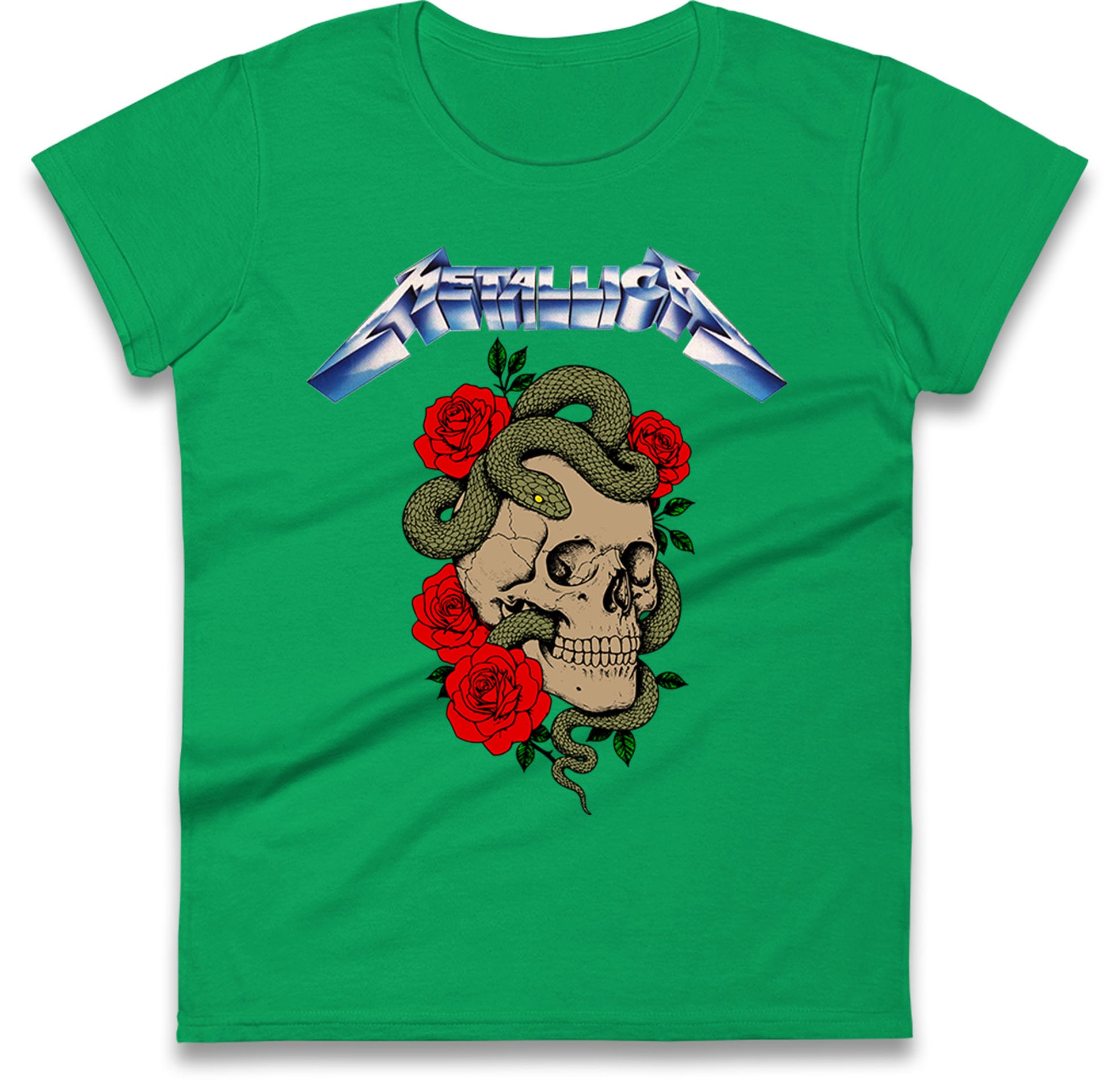 Metallica Skull Ladies T Shirt