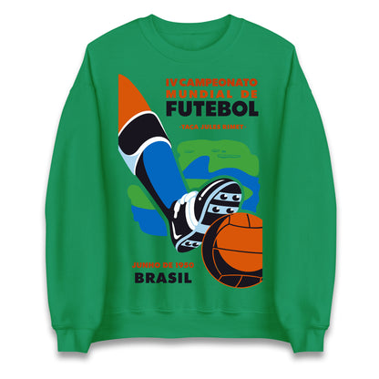 Brasil 1950 Retro World Cup Jumper