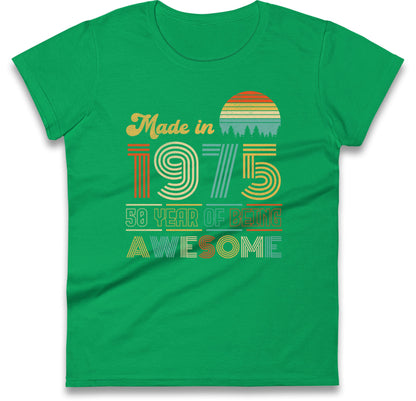 Vintage 50th Birthday Womens T Shirt