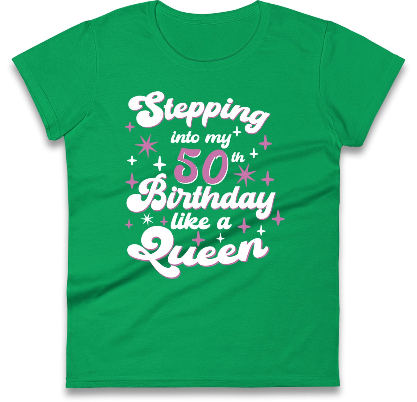Queen 50th Birthday Womens T Shirt