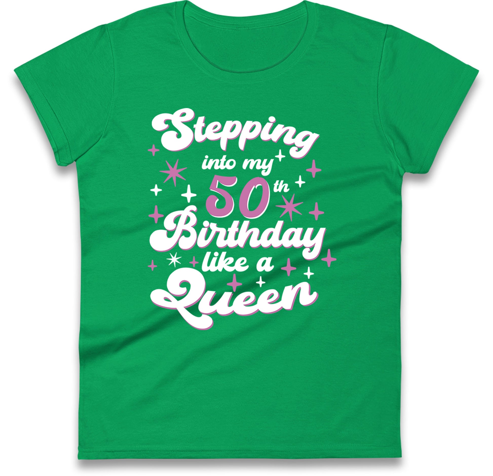 Queen 50th Birthday Womens T Shirt