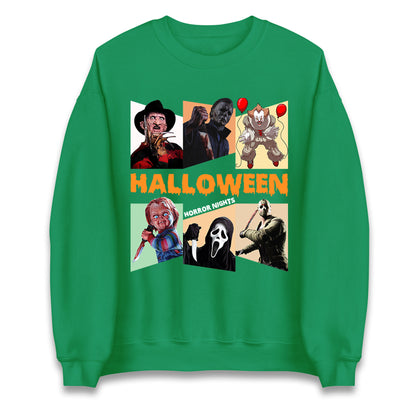 Horror Characters Halloween Horror Nights Unisex Sweatshirt