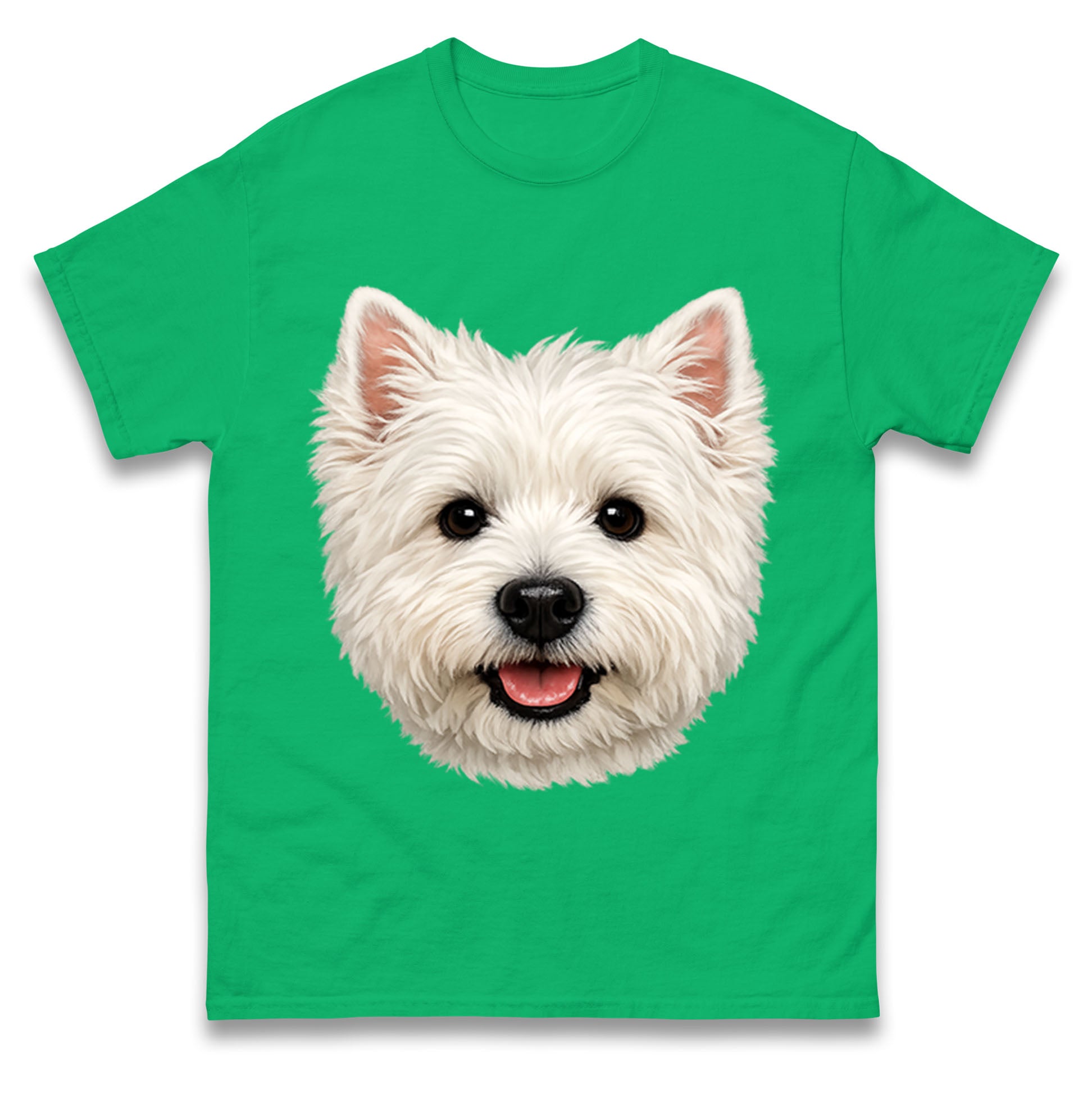 West Highland White Terrier Dog Face T Shirt