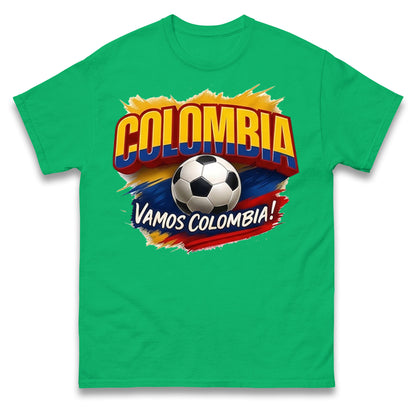 Colombia Retro World Cup T Shirt 