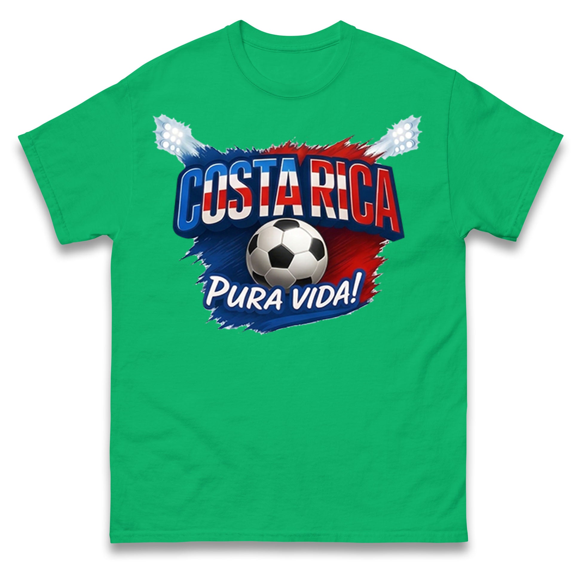 Costa Rica Retro World Cup T Shirt 