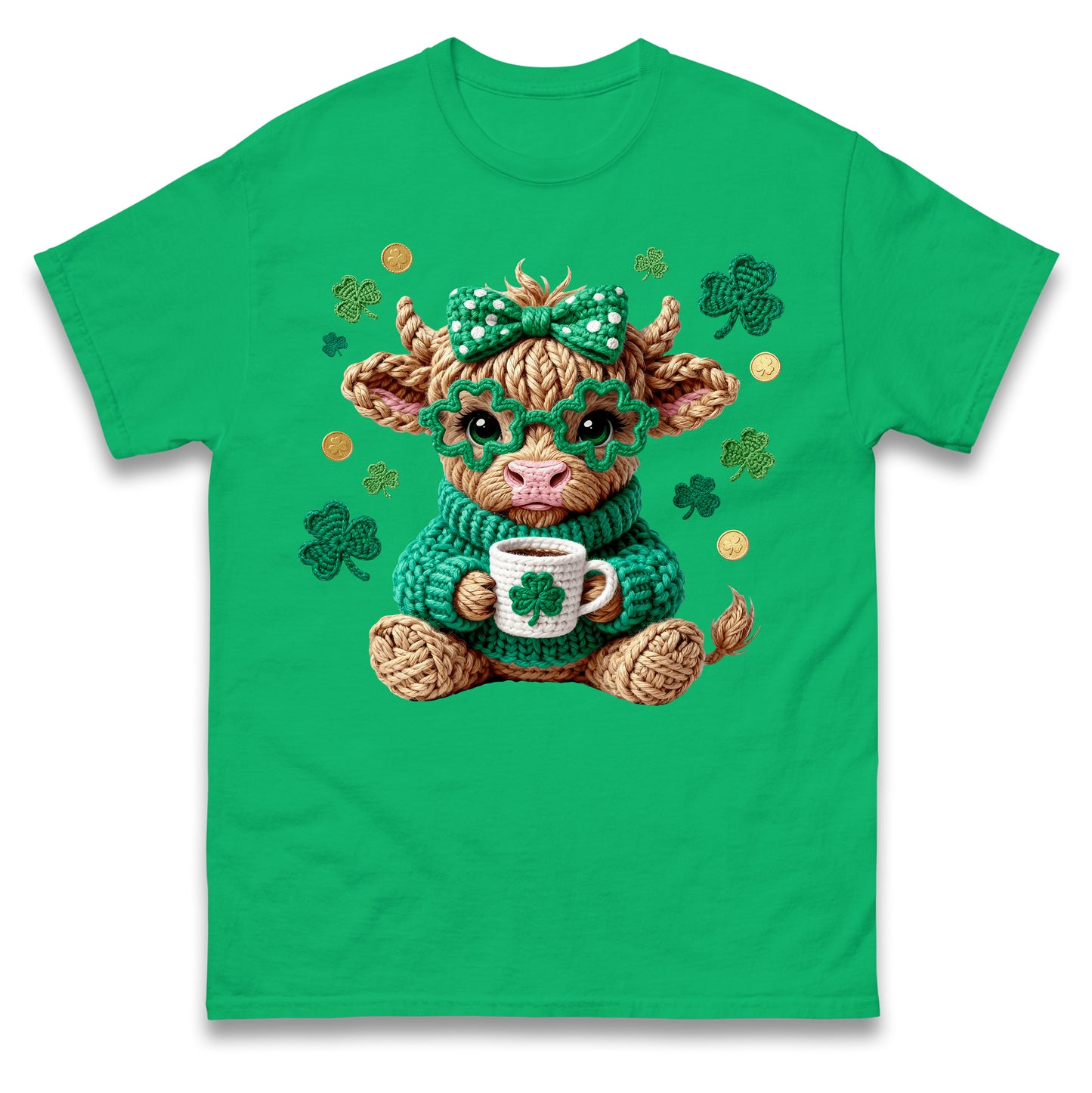 Cute Cow St Patrick T Shirt
