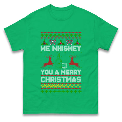 whisky Christmas T Shirt