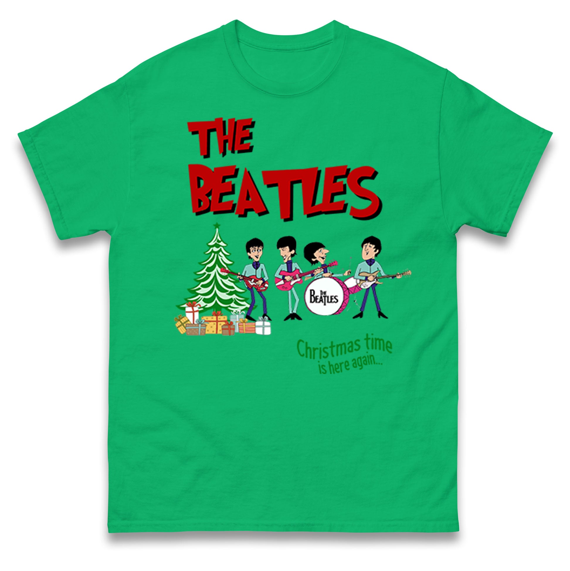 The Beatles Christmas T-Shirt | Shop For Beatles Clothes – Spoofytees