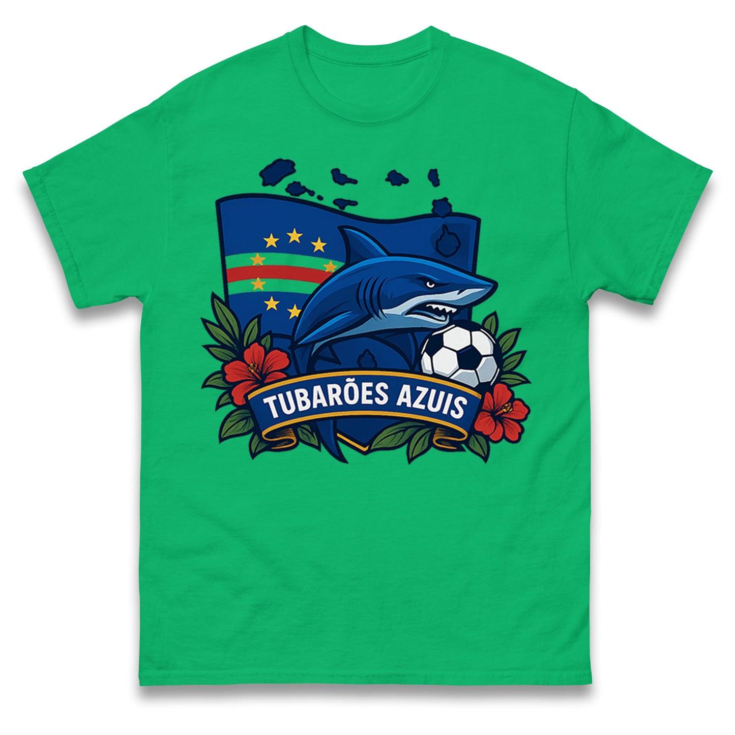 Cape Verde Football T Shirt 
