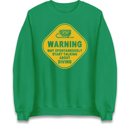 warning diving jumper