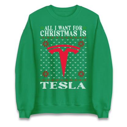 Tesla Christmas Jumper