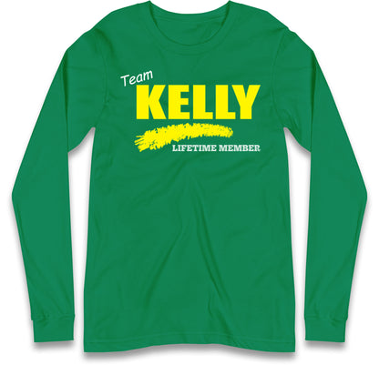Team Kelly Lifetime Member Long Sleeve T Shirt