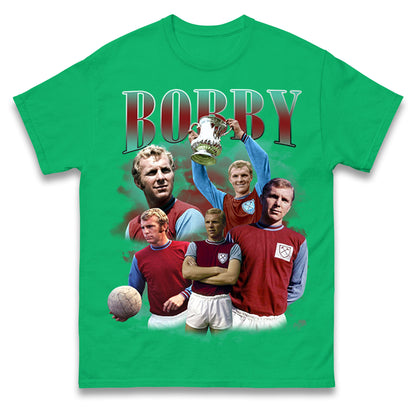 Retro Bobby Moore T Shirt