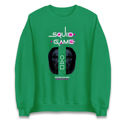 Squid Game Black Mask Sweatshirt