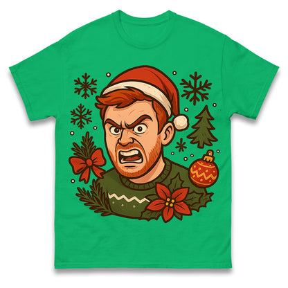 Angry Ginge Christmas T Shirt 