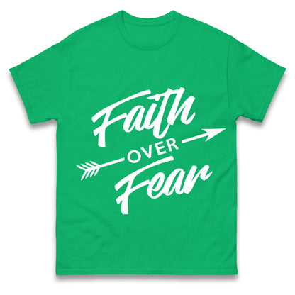 Faith Over Fear Mens Tee Top