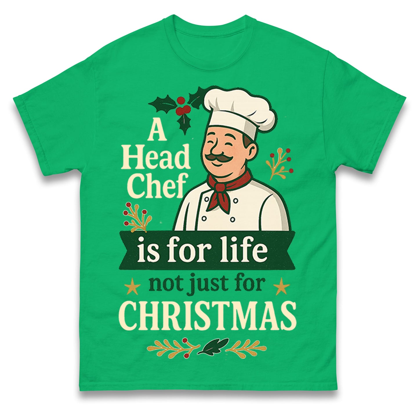 Head Chef Christmas T Shirt