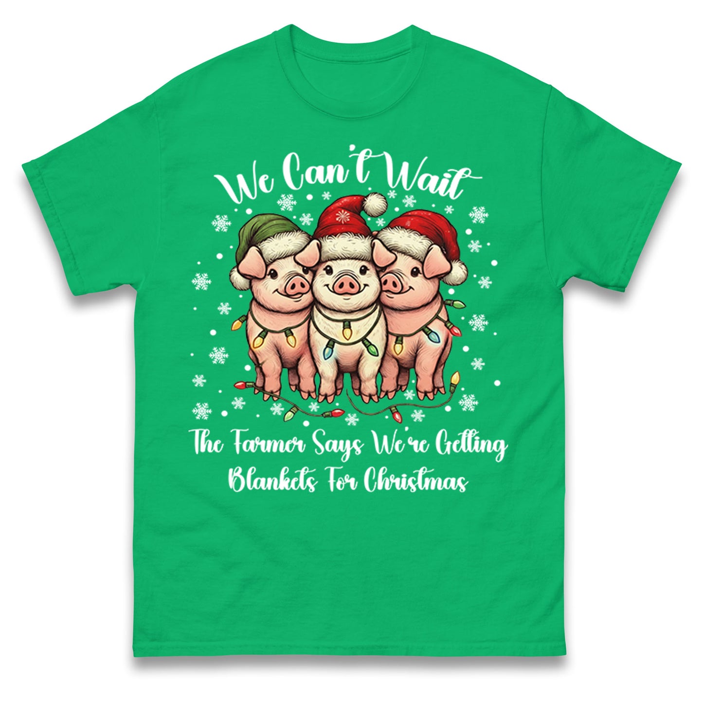 Three Pigs Christmas T Shirt