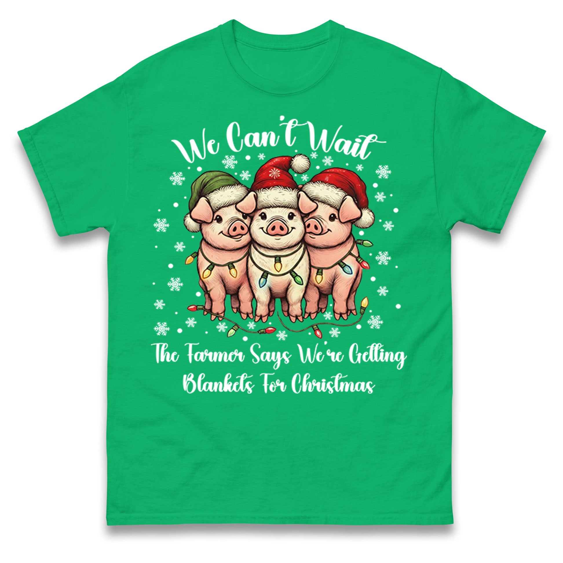 Three Pigs Christmas T Shirt