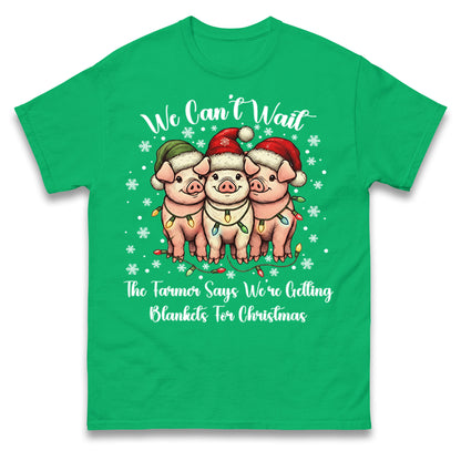 Three Pigs Christmas T Shirt