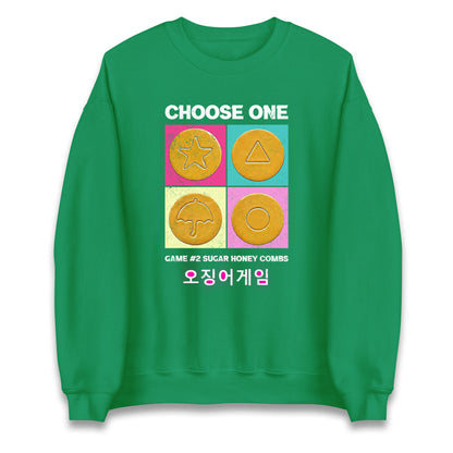 Squid Game Sugar Honey Comb's Cookie's Sweatshirt