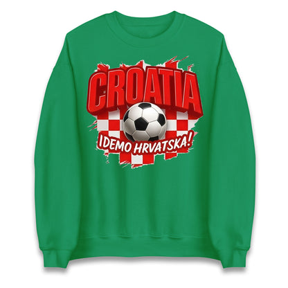 Croatia Retro World Cup Jumper