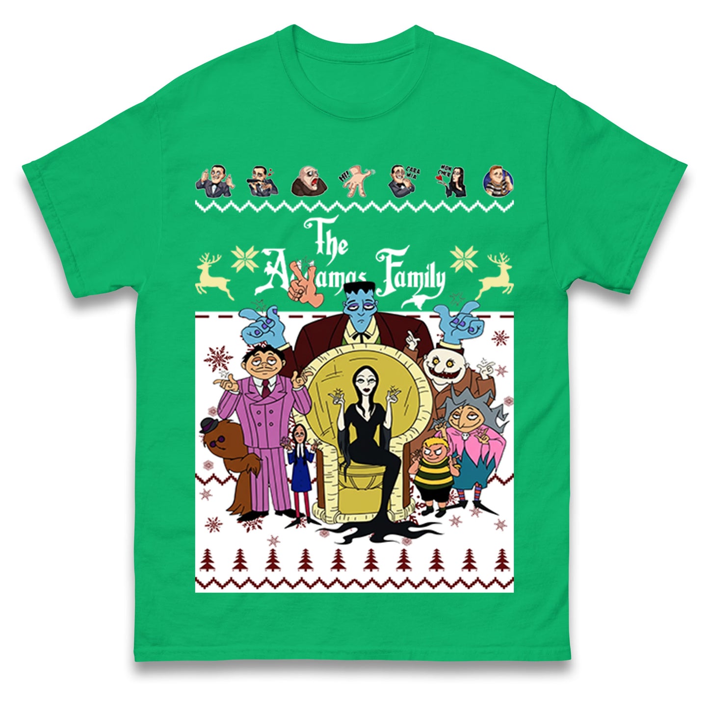 The Addams Family Christmas T Shirt
