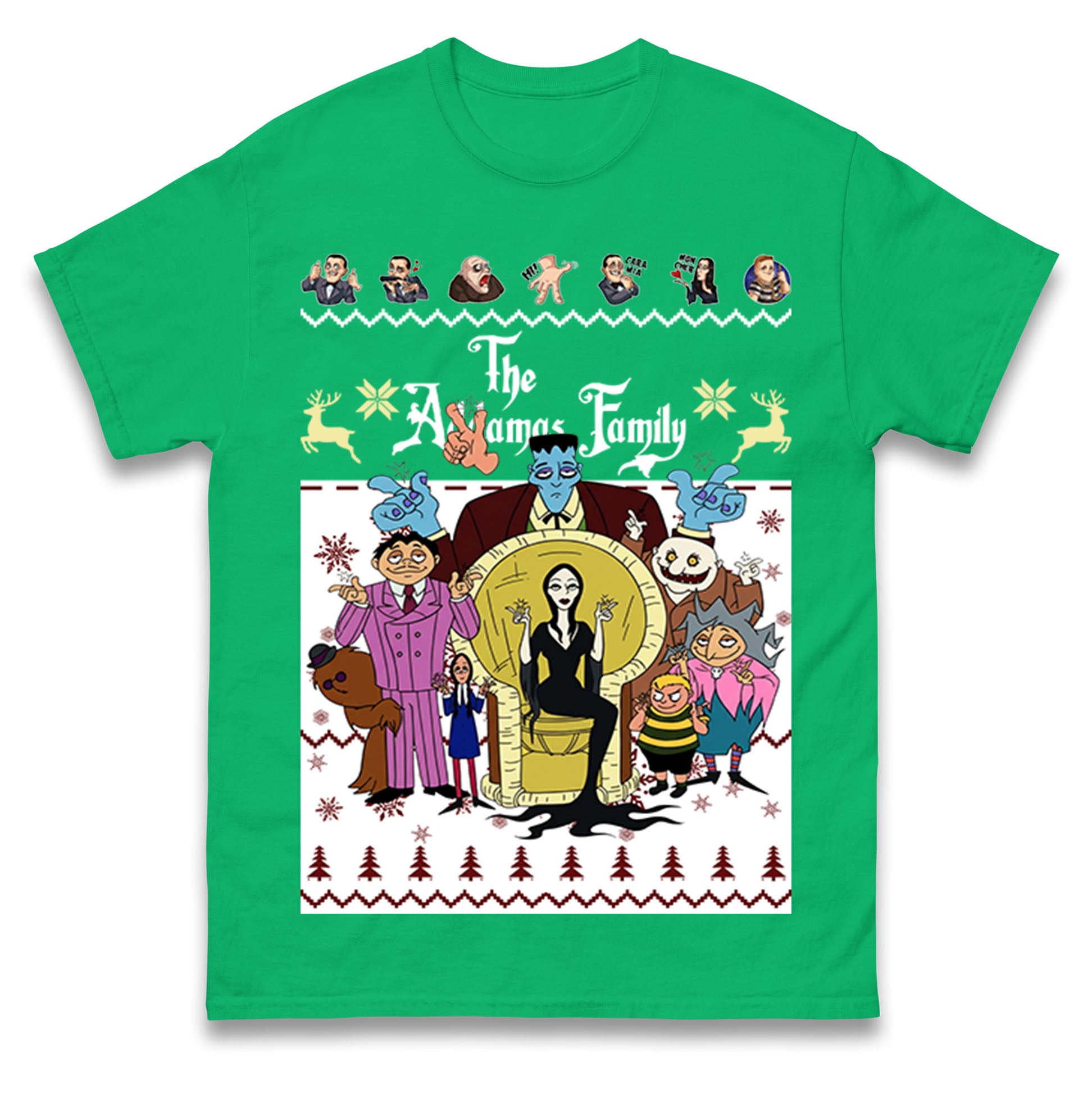 The Addams Family Christmas T Shirt
