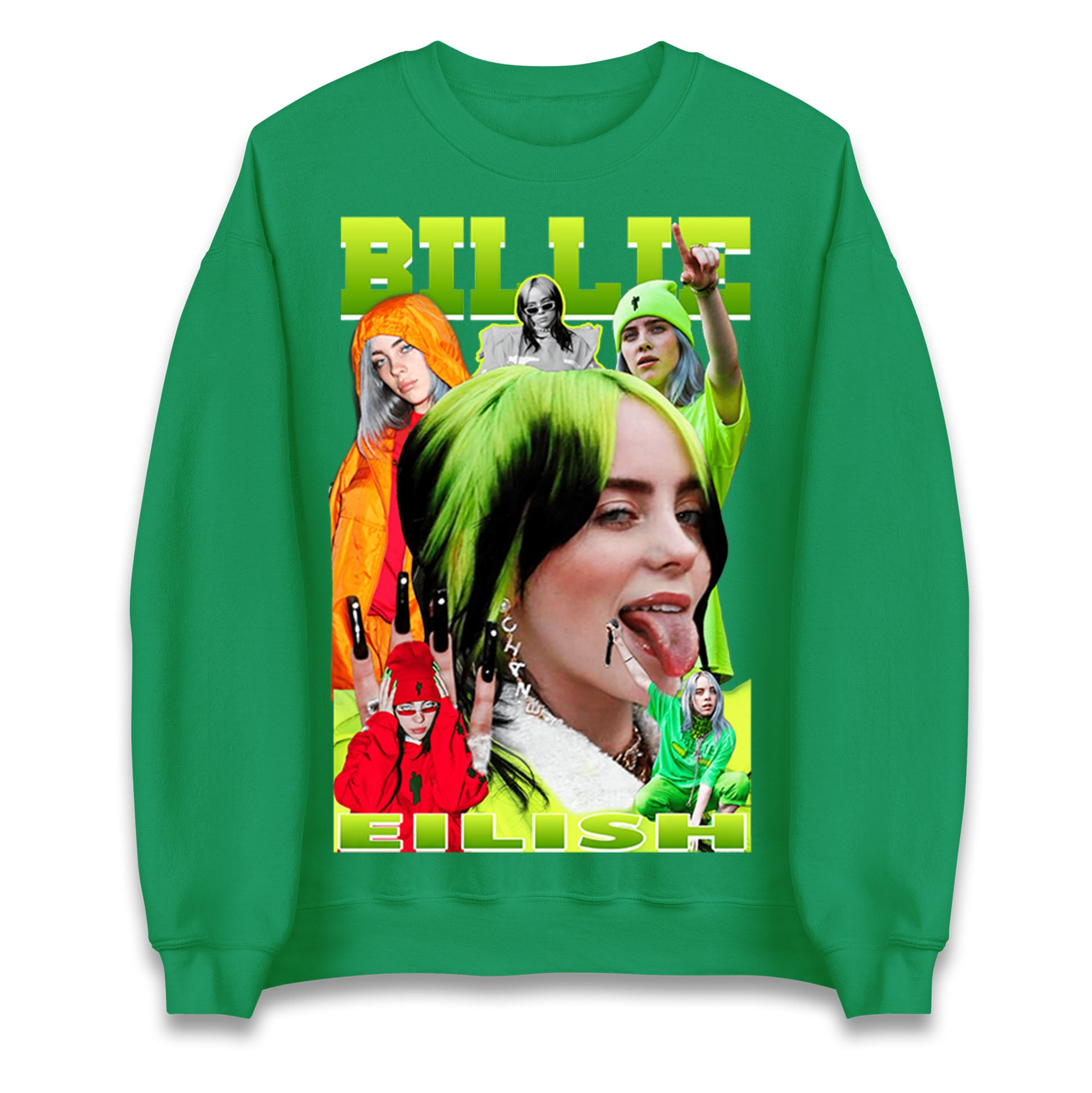 Billie Eilish Green Jumper