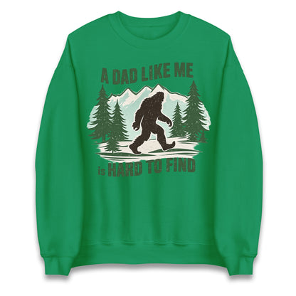 Retro Funny Bigfoot Dad Jumper