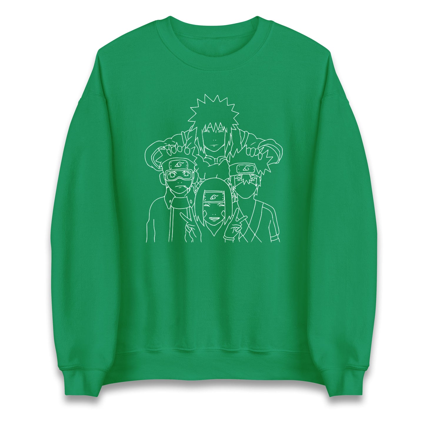 Naruto Shippuden Sweatshirt Minato Namikaze Kakashi Hatake Obito Uchiha Rin Nohara Top