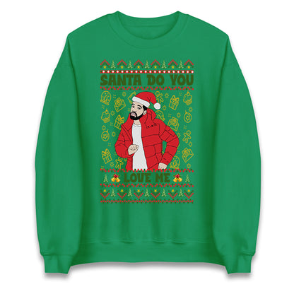 drake christmas sweatshirt