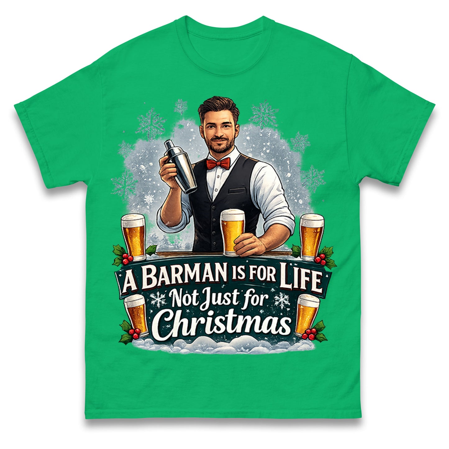 Barman Christmas T Shirt