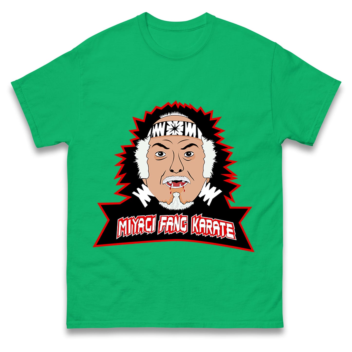 Miyagi Fang Karate Cobra Kai t shirts