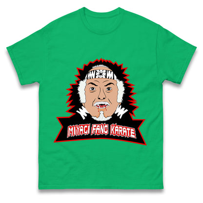 Miyagi Fang Karate Cobra Kai t shirts