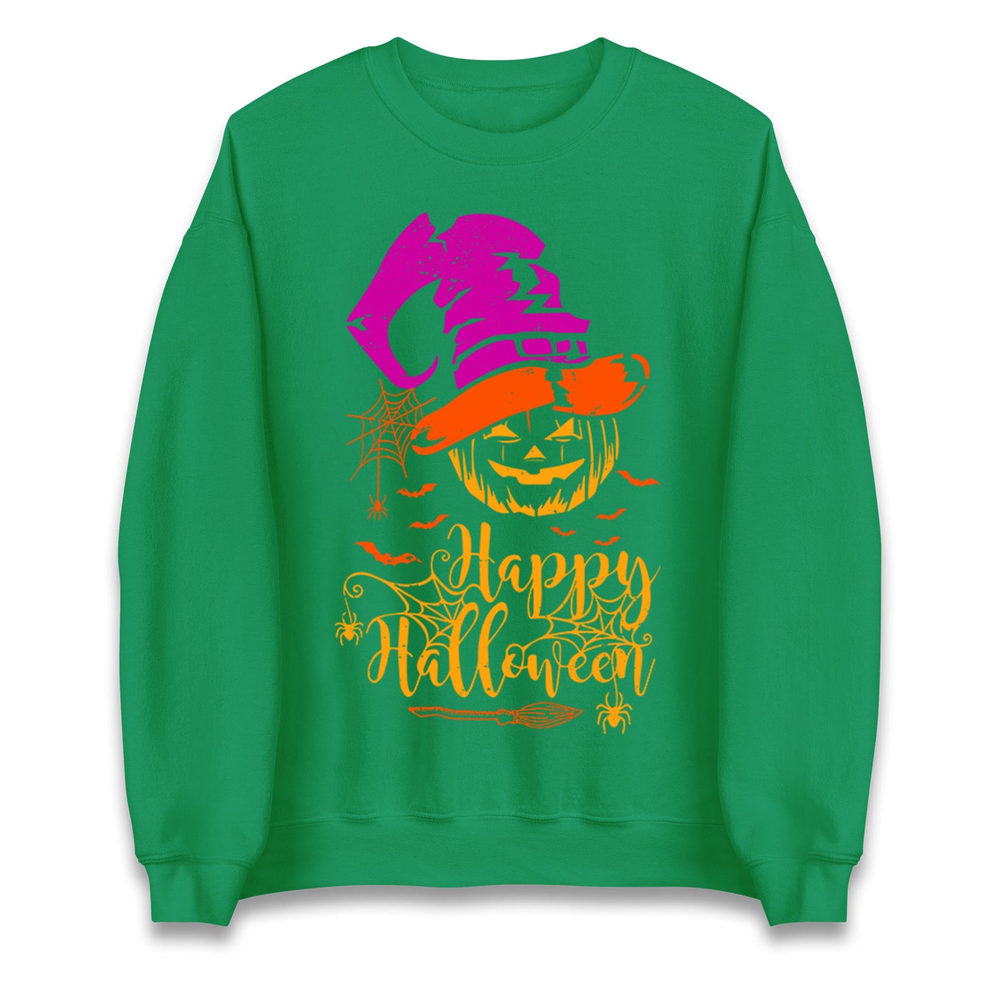 Spooky Pumpkin Happy Halloween Sweatshirt

