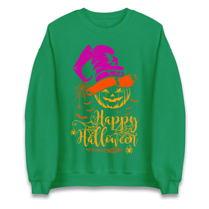 Spooky Pumpkin Happy Halloween Sweatshirt
