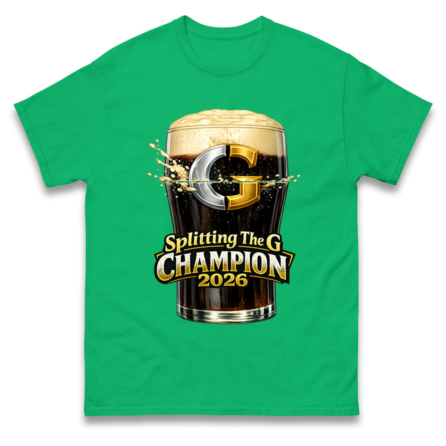 Splitting The G Champion T Shirt