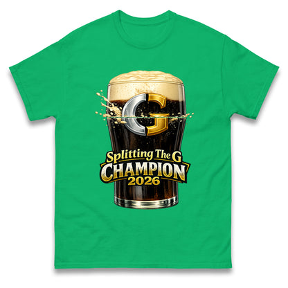 Splitting The G Champion T Shirt