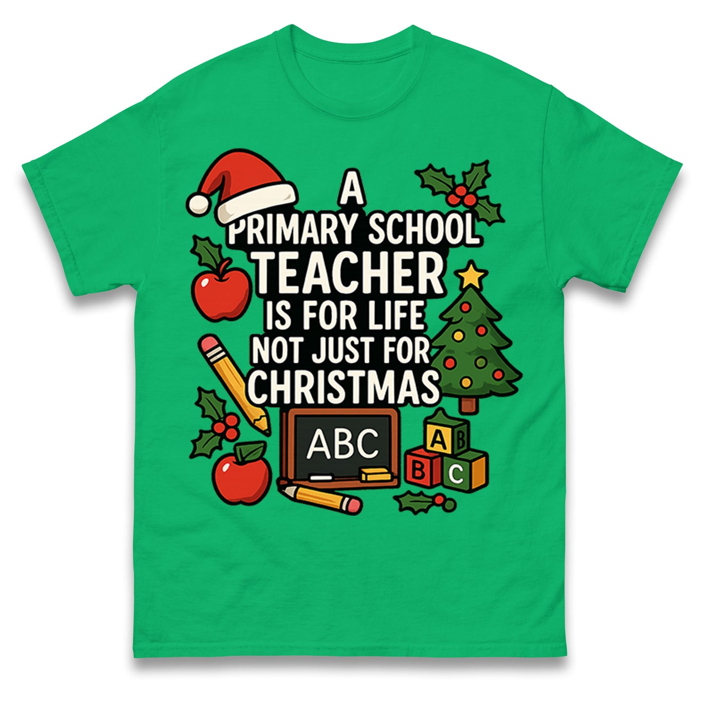 Primary School Teacher Christmas T Shirt