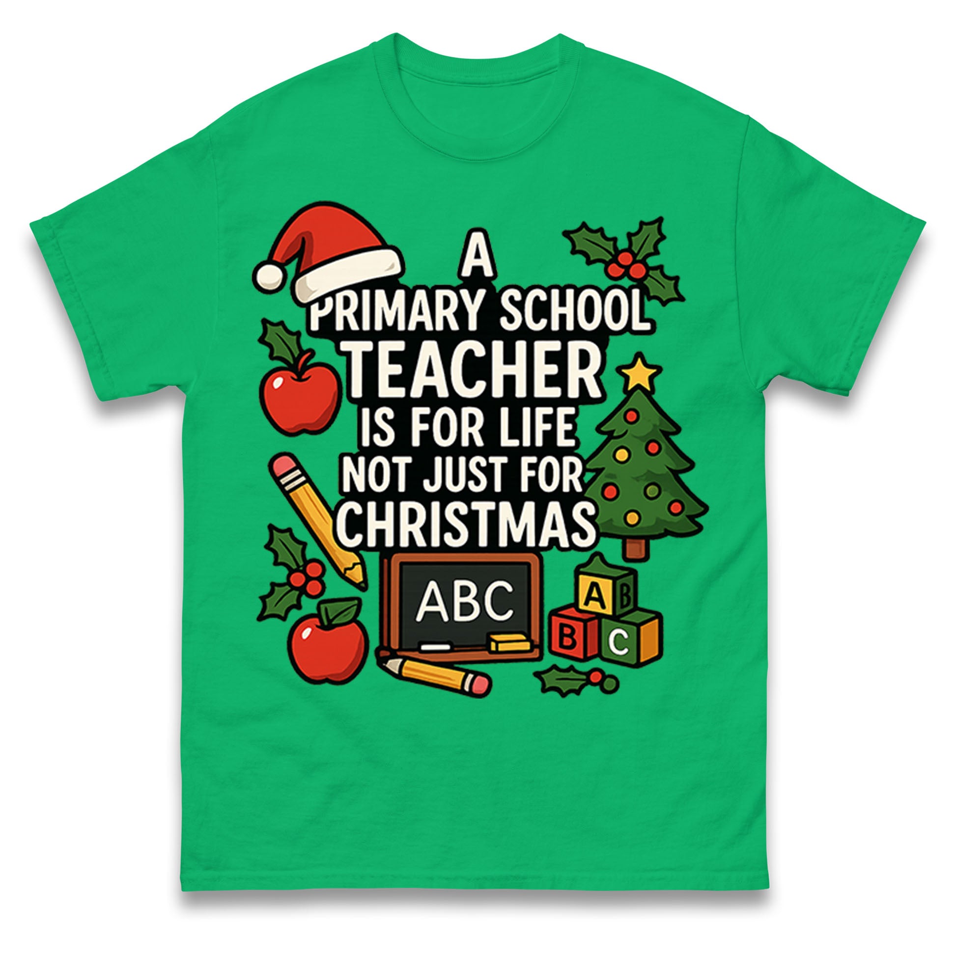 Primary School Teacher Christmas T Shirt