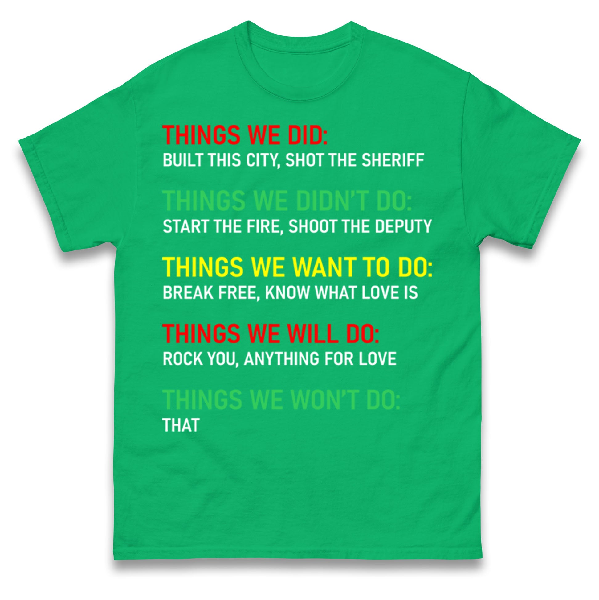 Bob Marley Music T Shirt 