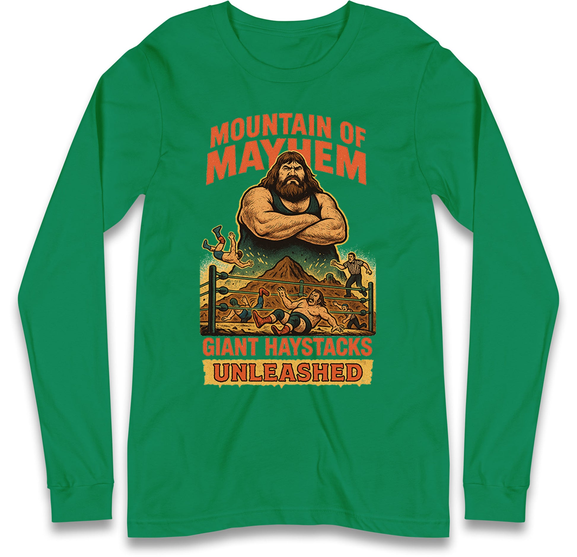Giant Haystacks Long Sleeve T Shirt