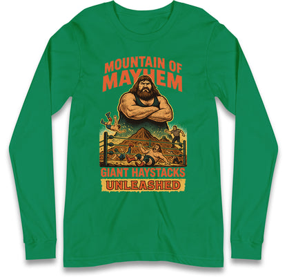 Giant Haystacks Long Sleeve T Shirt